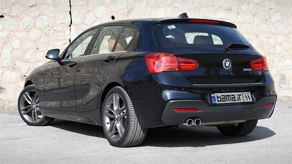 ب‌ام‌و 125i طراحی نمای عقب